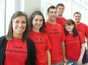 health unmc allied students professions healther shirts their school off