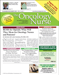 The Oncology Nurse Journal November/December 2009: Chemotherapy-induced Peripheral Neuropathy: Prevention and Treatment