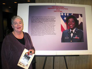 Image of Barbara Head with poster