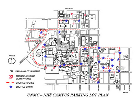 UNMC Campus Map