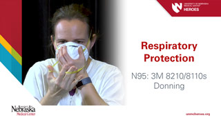 Respirator User Guide: N95 3M 8210/8110s - Donning