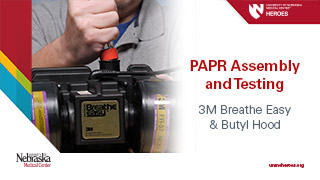3M Breathe Easy PAPR with Butyl Hood - Assembly and Testing