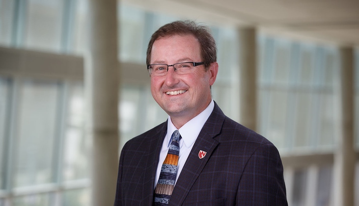 Image with caption: Chris Kratochvil, MD, UNMC's associate vice chancellor for clinical research and distinguished chair of the Global Center for Health Security.