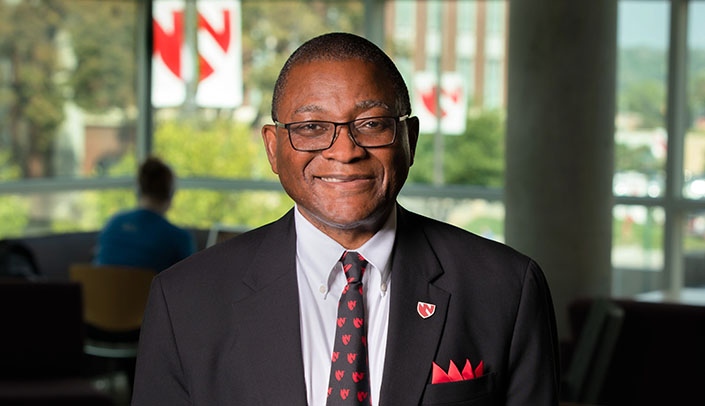 Image with caption: Dele Davies, MD, UNMC's senior vice chancellor for academic affairs and dean for graduate studies