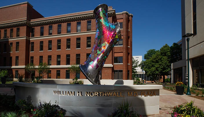 Image with caption: The William H. Northwall, MD, Plaza